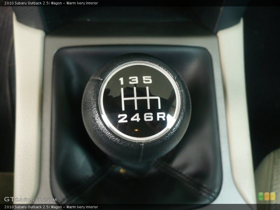 Warm Ivory Interior Transmission for the 2010 Subaru Outback 2.5i Wagon #56839316