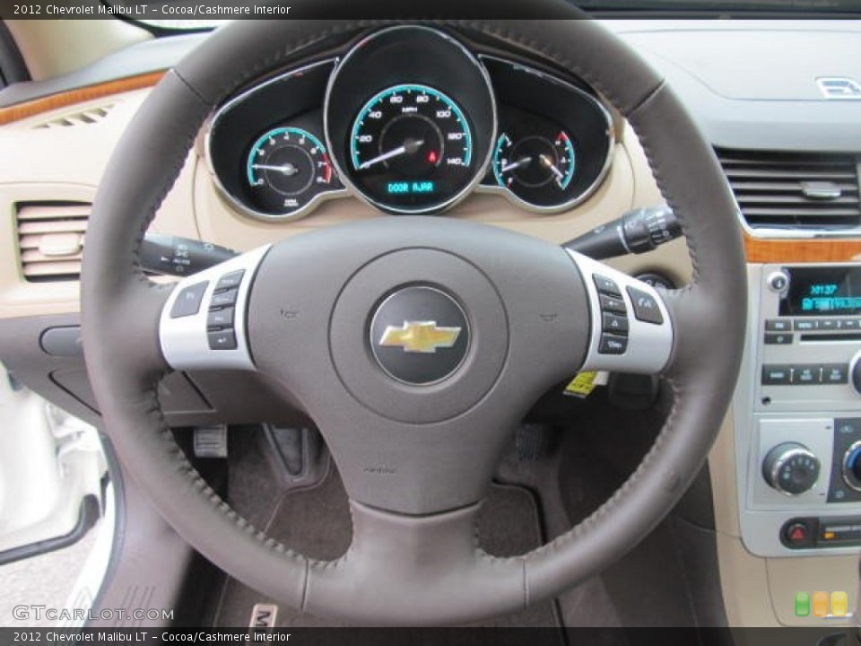 Cocoa/Cashmere Interior Steering Wheel for the 2012 Chevrolet Malibu LT #56841355