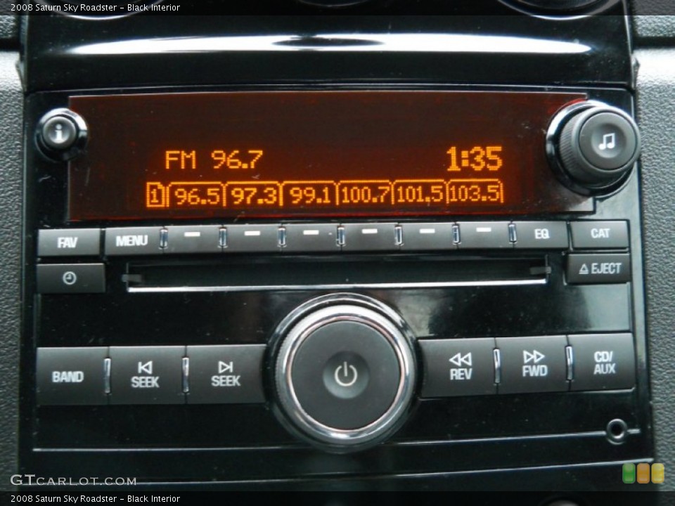 Black Interior Audio System for the 2008 Saturn Sky Roadster #56841461