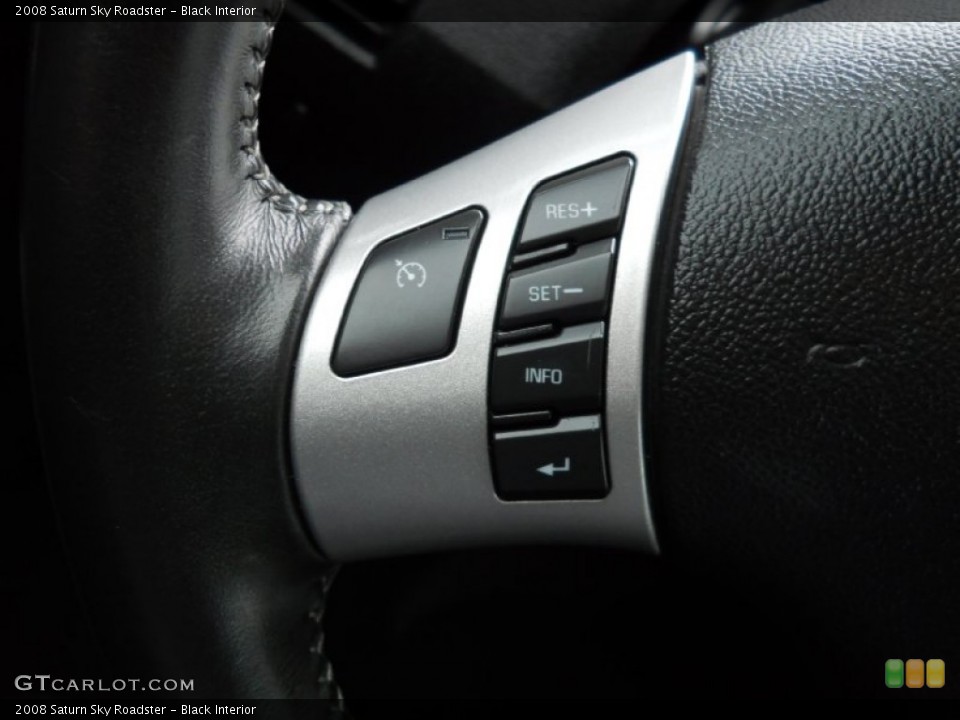 Black Interior Controls for the 2008 Saturn Sky Roadster #56841467