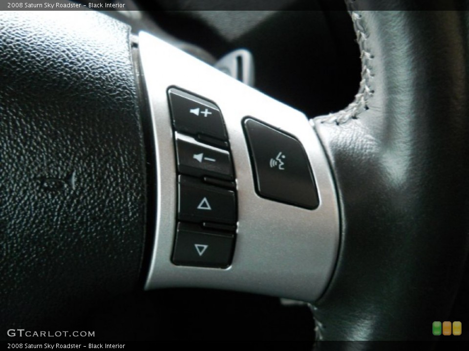 Black Interior Controls for the 2008 Saturn Sky Roadster #56841476