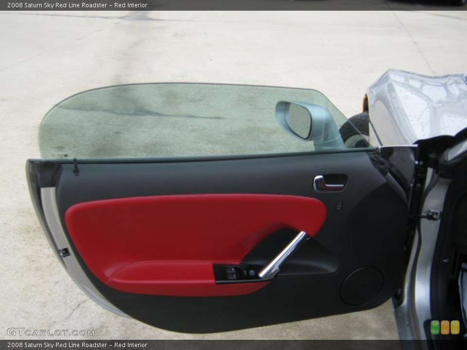 Red Interior Door Panel for the 2008 Saturn Sky Red Line Roadster #56841954