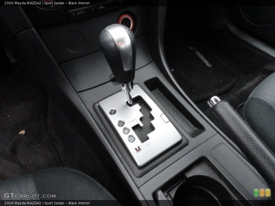 Black Interior Transmission for the 2009 Mazda MAZDA3 i Sport Sedan #56842657
