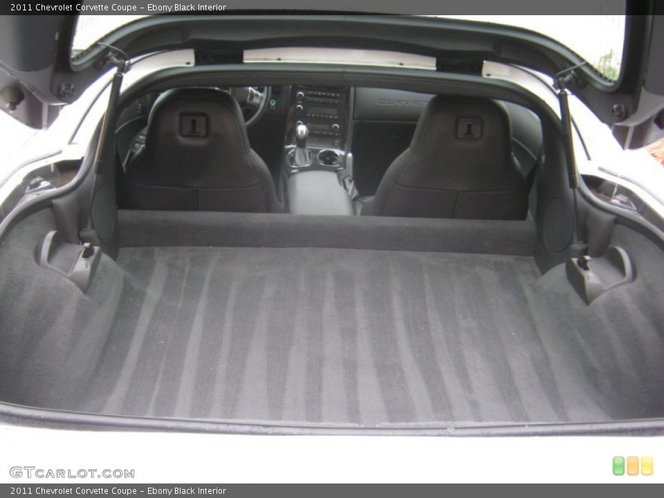 Ebony Black Interior Trunk for the 2011 Chevrolet Corvette Coupe #56843829