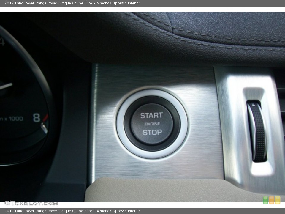 Almond/Espresso Interior Controls for the 2012 Land Rover Range Rover Evoque Coupe Pure #56844194