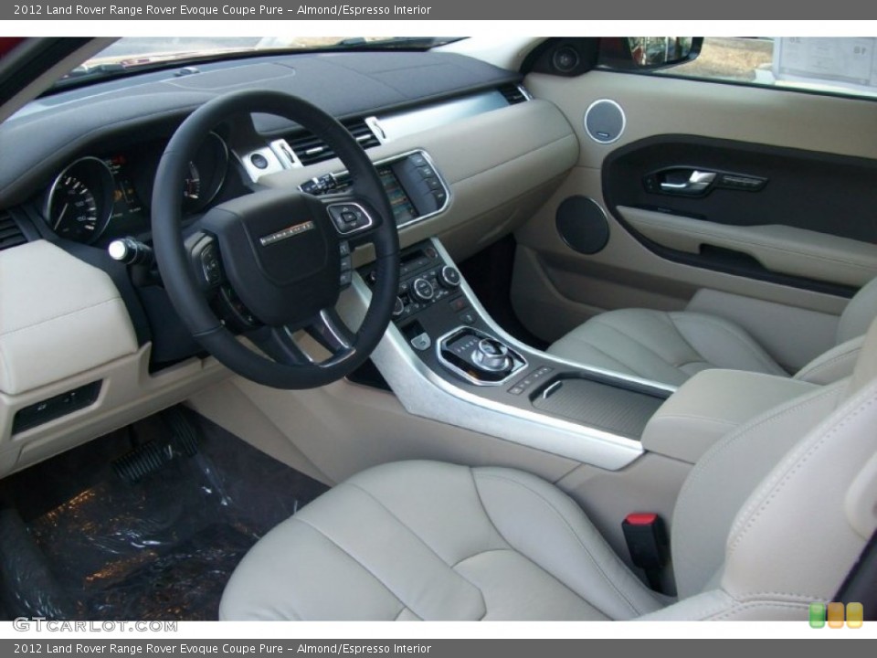 Almond/Espresso Interior Photo for the 2012 Land Rover Range Rover Evoque Coupe Pure #56844227
