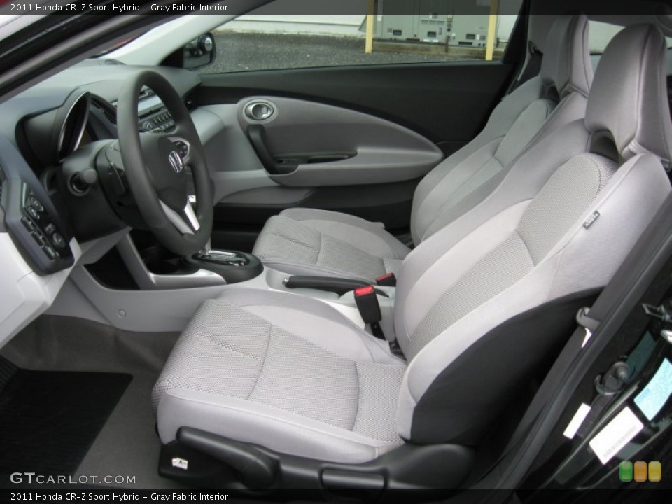 Gray Fabric Interior Photo for the 2011 Honda CR-Z Sport Hybrid #56844611
