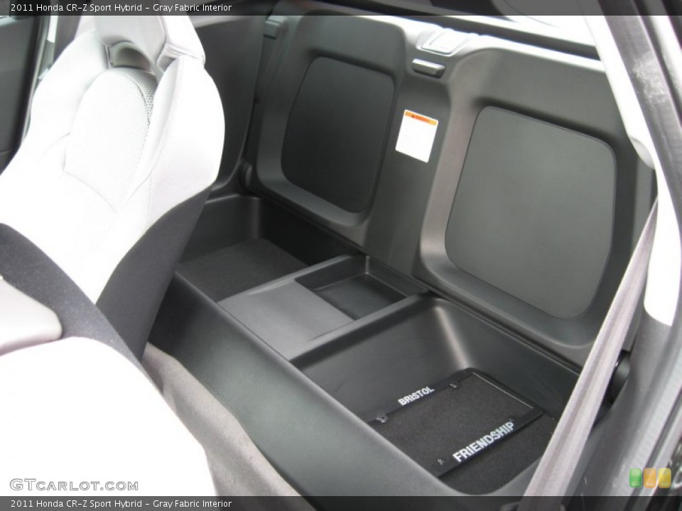Gray Fabric Interior Photo for the 2011 Honda CR-Z Sport Hybrid #56844638