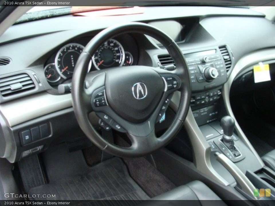 Ebony Interior Dashboard for the 2010 Acura TSX Sedan #56846483