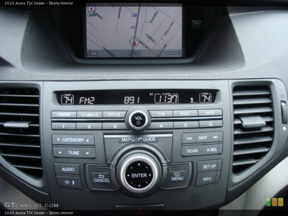 Ebony Interior Controls for the 2010 Acura TSX Sedan #56846557