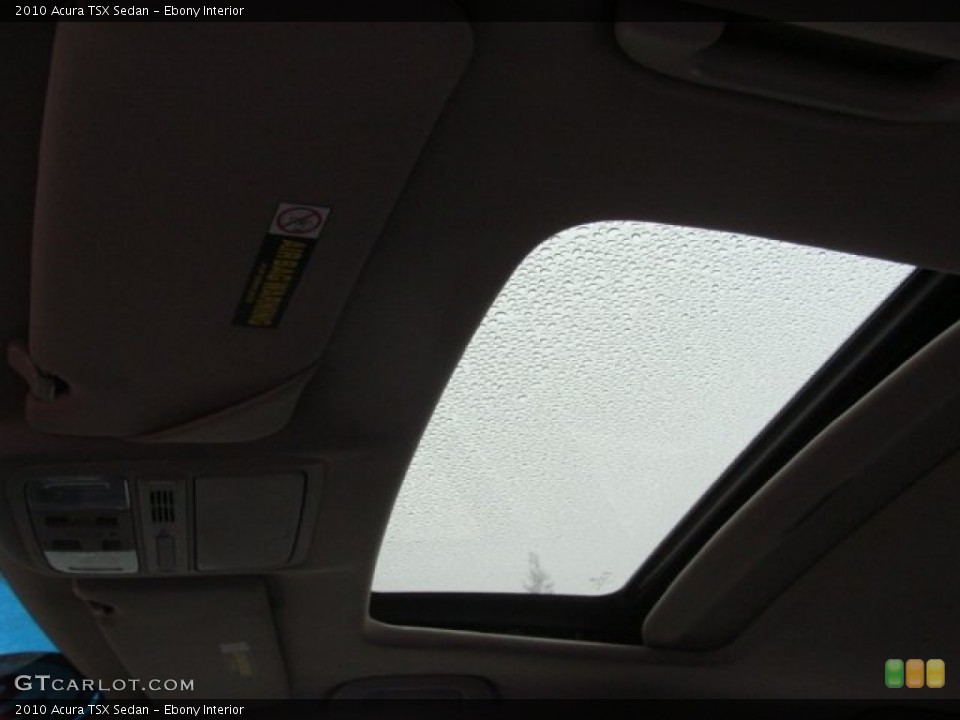 Ebony Interior Sunroof for the 2010 Acura TSX Sedan #56846588