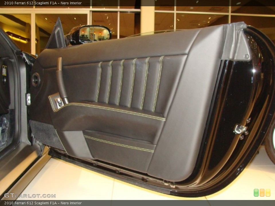 Nero Interior Door Panel for the 2010 Ferrari 612 Scaglietti F1A #56848070