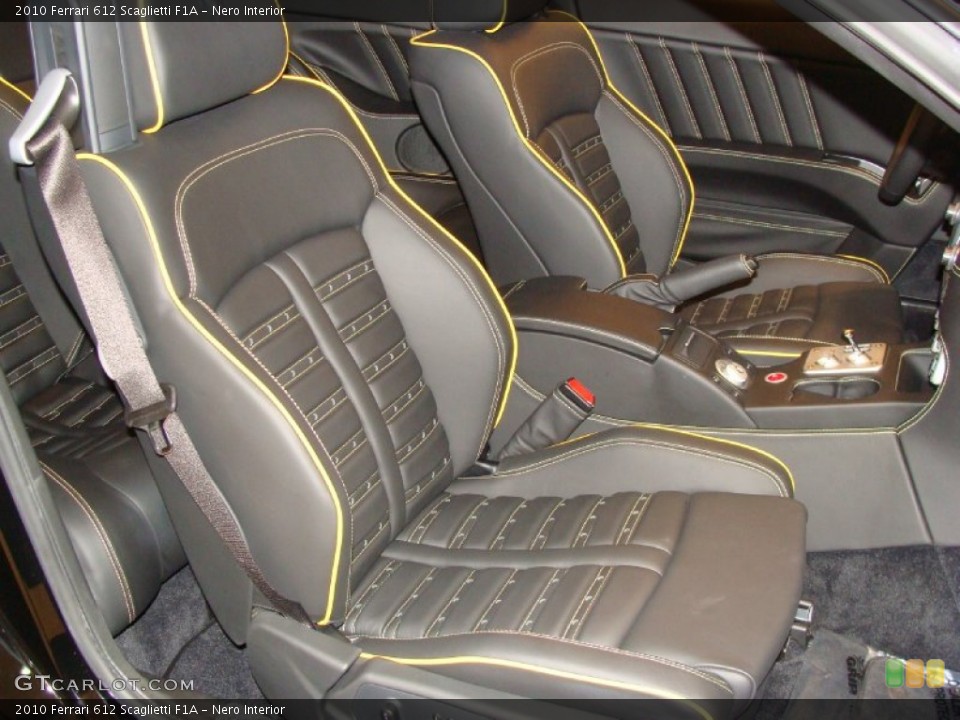 Nero Interior Photo for the 2010 Ferrari 612 Scaglietti F1A #56848106
