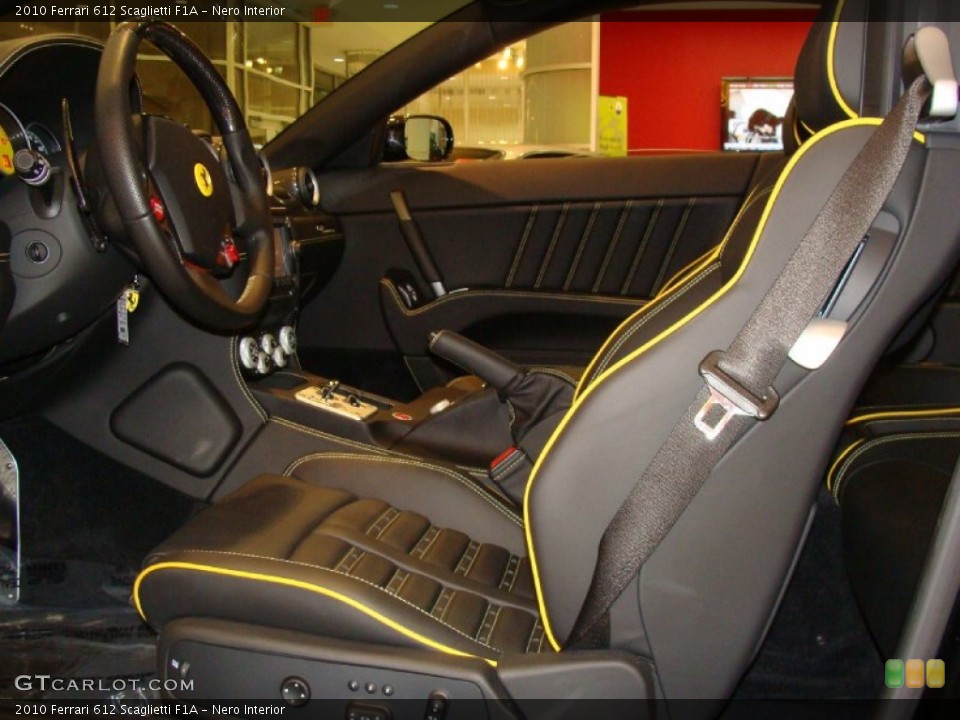 Nero Interior Photo for the 2010 Ferrari 612 Scaglietti F1A #56848145