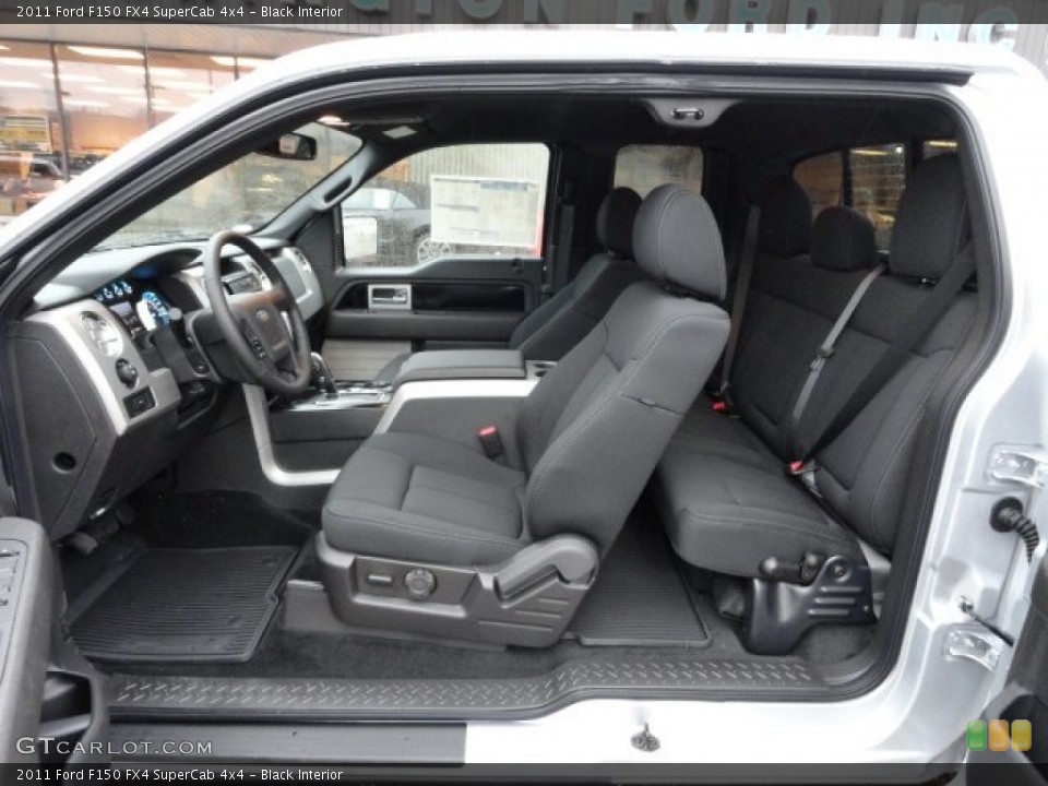 Black Interior Photo for the 2011 Ford F150 FX4 SuperCab 4x4 #56848151