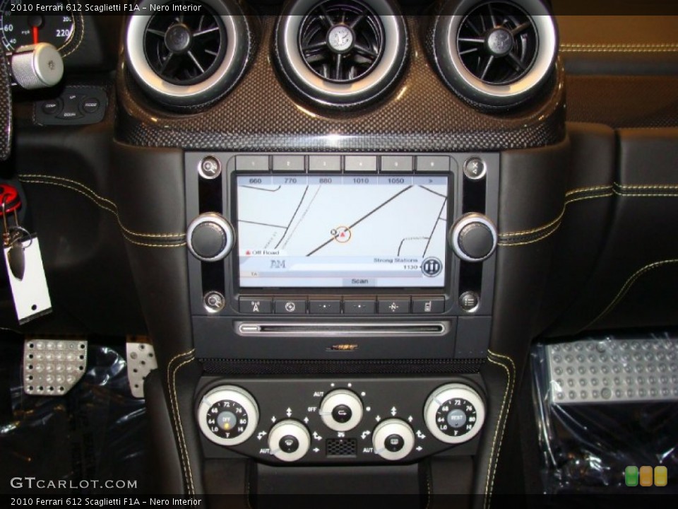 Nero Interior Navigation for the 2010 Ferrari 612 Scaglietti F1A #56848187