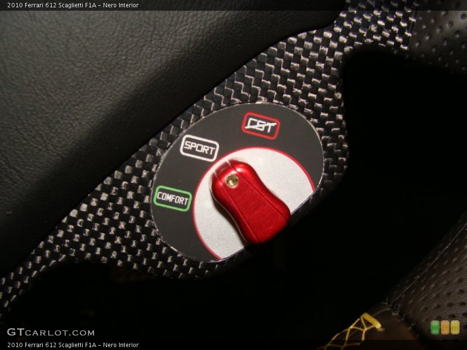Nero Interior Controls for the 2010 Ferrari 612 Scaglietti F1A #56848235