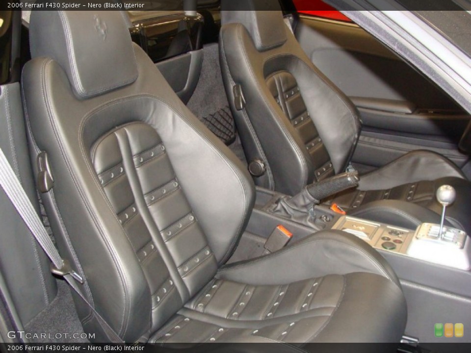 Nero (Black) Interior Photo for the 2006 Ferrari F430 Spider #56848418