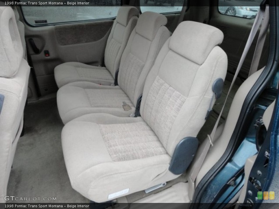 Beige 1998 Pontiac Trans Sport Interiors