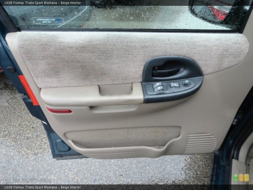 Beige Interior Door Panel for the 1998 Pontiac Trans Sport Montana #56848565