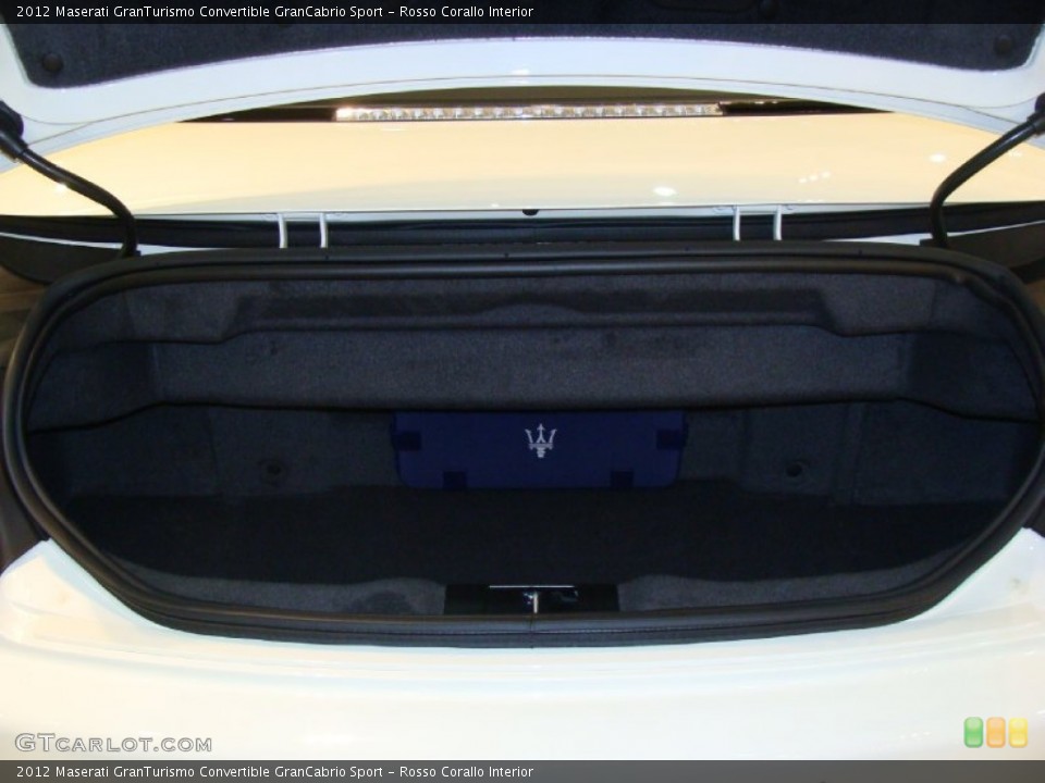 Rosso Corallo Interior Trunk for the 2012 Maserati GranTurismo Convertible GranCabrio Sport #56848613