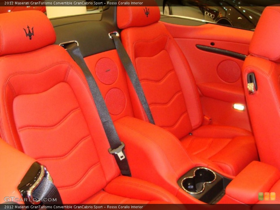 Rosso Corallo Interior Photo for the 2012 Maserati GranTurismo Convertible GranCabrio Sport #56848637