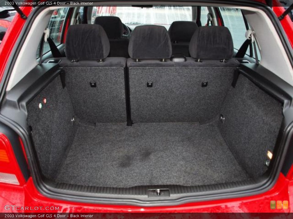 Black Interior Trunk for the 2003 Volkswagen Golf GLS 4 Door #56849096