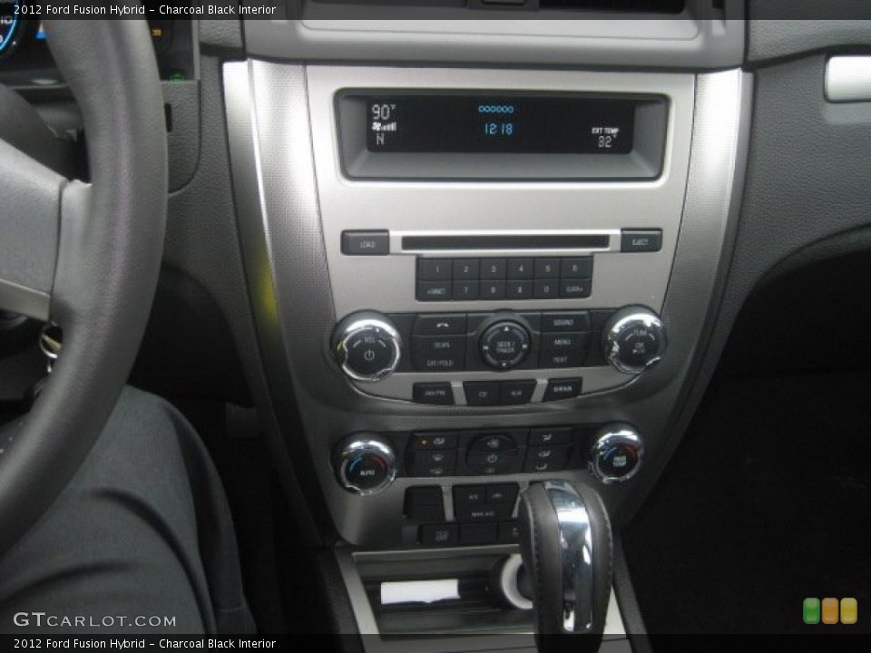 Charcoal Black Interior Controls for the 2012 Ford Fusion Hybrid #56849111