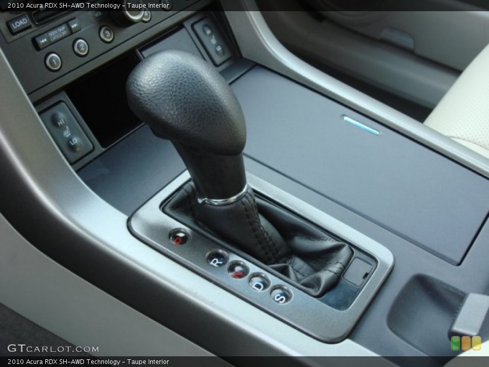 Taupe Interior Transmission for the 2010 Acura RDX SH-AWD Technology #56849432