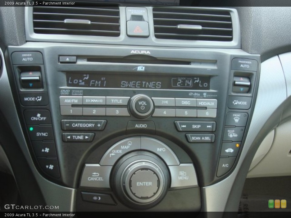 Parchment Interior Controls for the 2009 Acura TL 3.5 #56849720