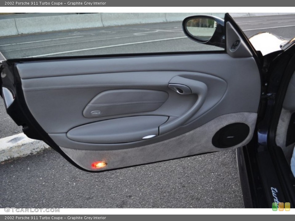 Graphite Grey Interior Door Panel for the 2002 Porsche 911 Turbo Coupe #56849843