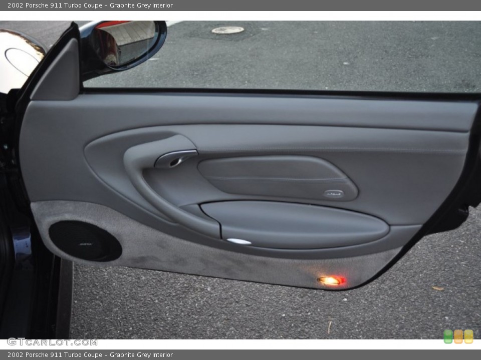 Graphite Grey Interior Door Panel for the 2002 Porsche 911 Turbo Coupe #56849852