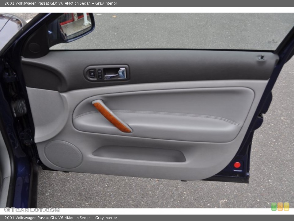 Gray Interior Door Panel for the 2001 Volkswagen Passat GLX V6 4Motion Sedan #56850308