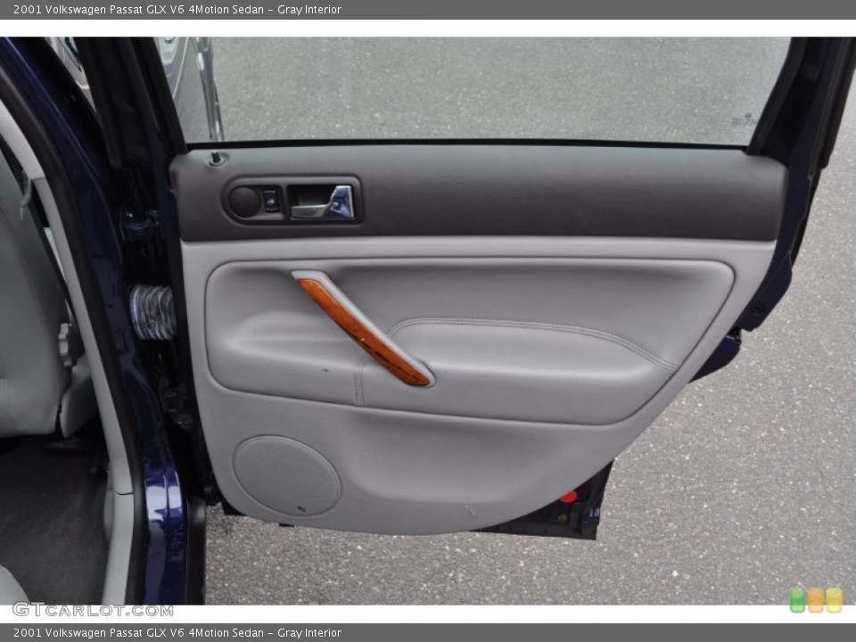 Gray Interior Door Panel for the 2001 Volkswagen Passat GLX V6 4Motion Sedan #56850317
