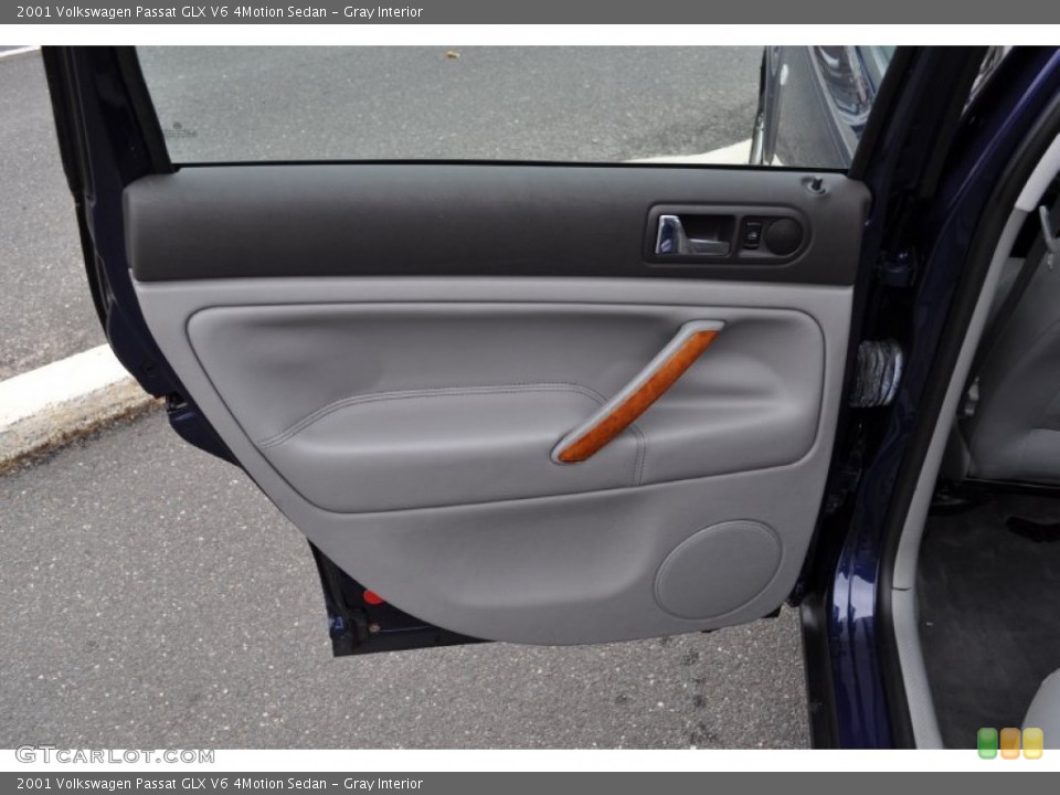 Gray Interior Door Panel for the 2001 Volkswagen Passat GLX V6 4Motion Sedan #56850326