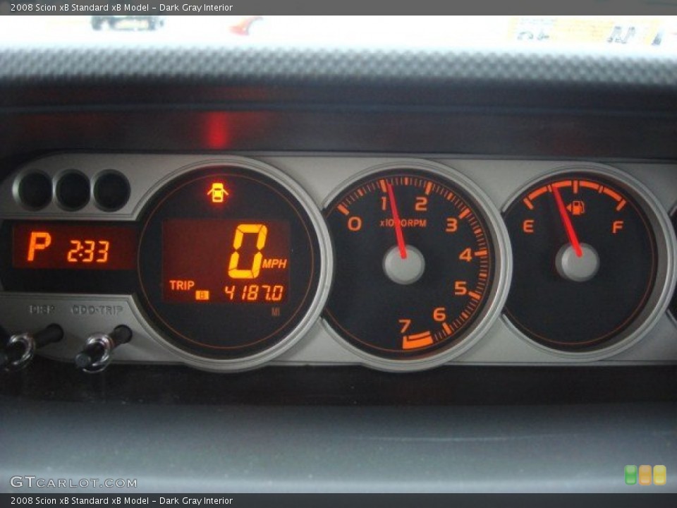 Dark Gray Interior Gauges for the 2008 Scion xB  #56850407