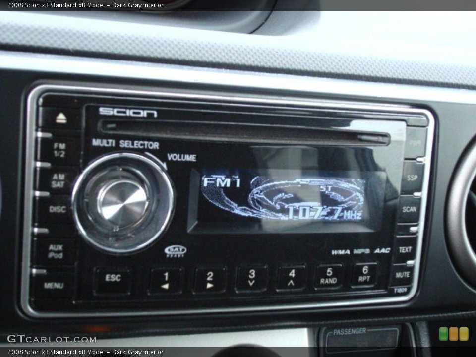 Dark Gray Interior Audio System for the 2008 Scion xB  #56850425