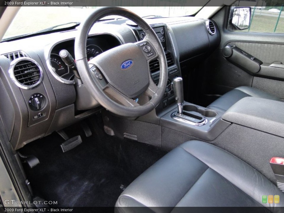 Black 2009 Ford Explorer Interiors