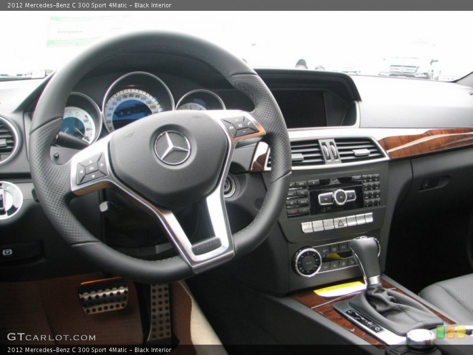 Black Interior Dashboard for the 2012 Mercedes-Benz C 300 Sport 4Matic #56855519