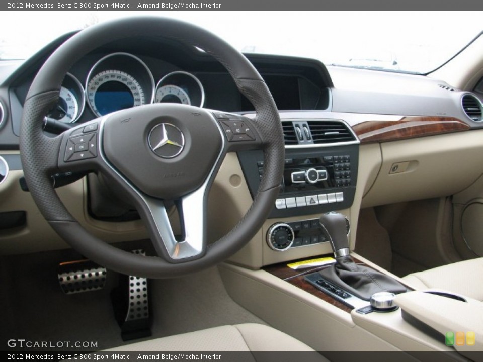 Almond Beige/Mocha Interior Photo for the 2012 Mercedes-Benz C 300 Sport 4Matic #56855798