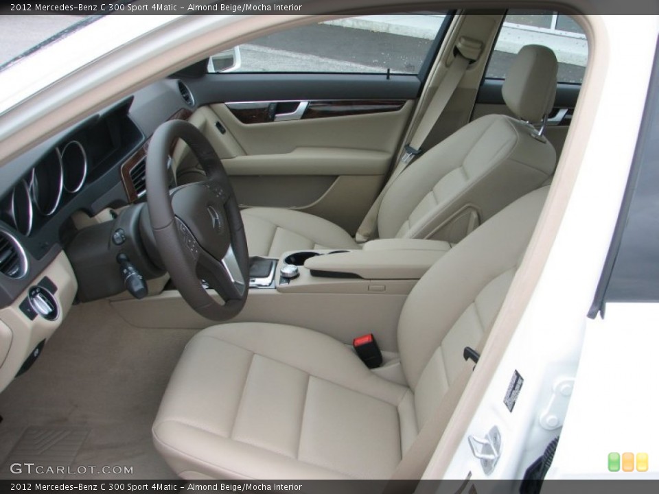 Almond Beige/Mocha Interior Photo for the 2012 Mercedes-Benz C 300 Sport 4Matic #56855813