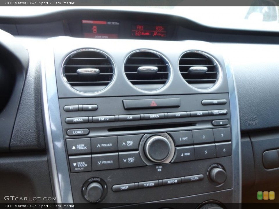 Black Interior Controls for the 2010 Mazda CX-7 i Sport #56856510