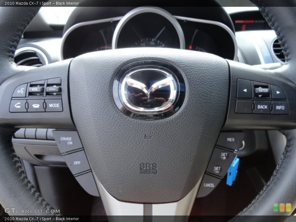 Black Interior Controls for the 2010 Mazda CX-7 i Sport #56856537