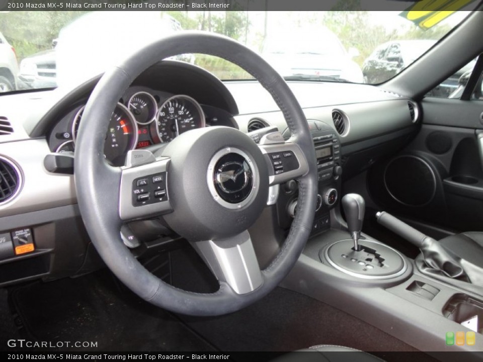 Black Interior Steering Wheel for the 2010 Mazda MX-5 Miata Grand Touring Hard Top Roadster #56856587