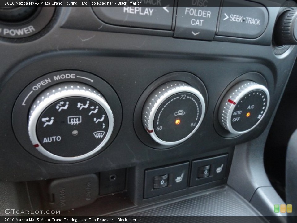 Black Interior Controls for the 2010 Mazda MX-5 Miata Grand Touring Hard Top Roadster #56856833