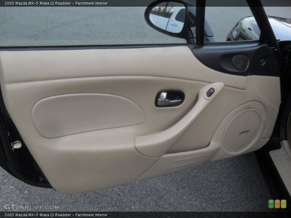 Parchment Interior Door Panel for the 2003 Mazda MX-5 Miata LS Roadster #56859554
