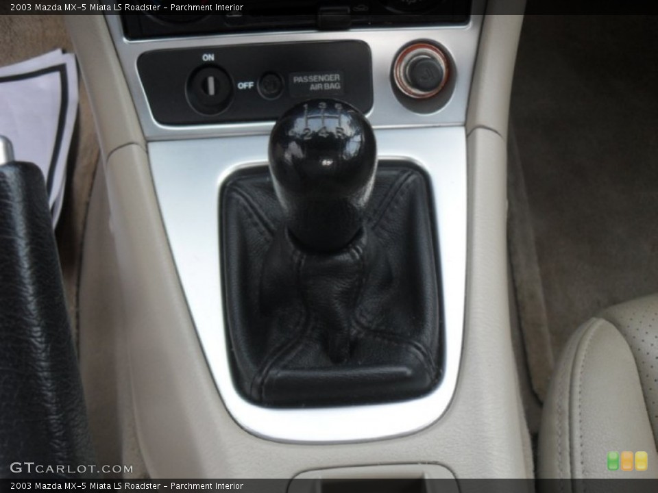 Parchment Interior Transmission for the 2003 Mazda MX-5 Miata LS Roadster #56859569