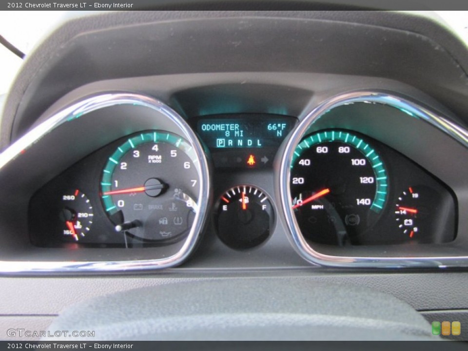 Ebony Interior Gauges for the 2012 Chevrolet Traverse LT #56859809