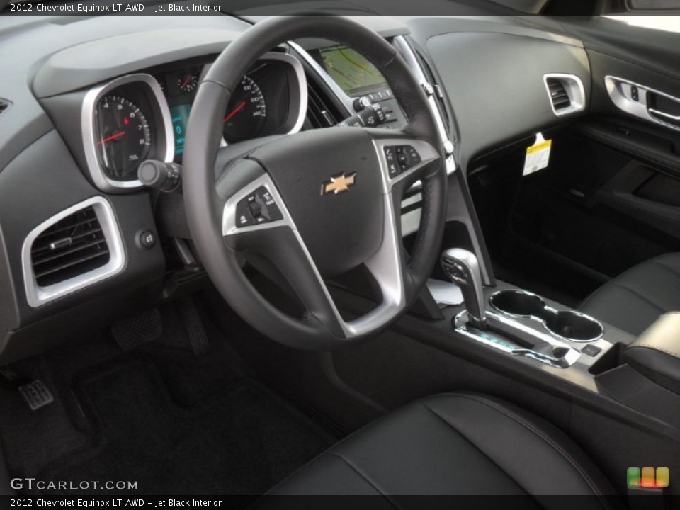 Jet Black Interior Prime Interior for the 2012 Chevrolet Equinox LT AWD #56860160