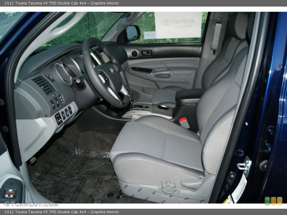 Graphite Interior Photo for the 2012 Toyota Tacoma V6 TRD Double Cab 4x4 #56860310